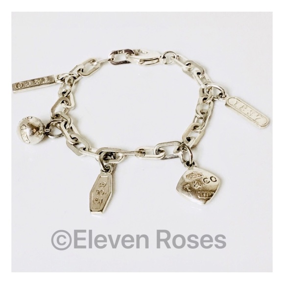 Tiffany & Co. Jewelry - Tiffany & Co. 1837 Five Charm Chain Bracelet